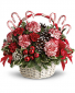 Candy Cane Christmas Arrangement