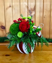 Candy Cane Christmas Holiday Bouquet