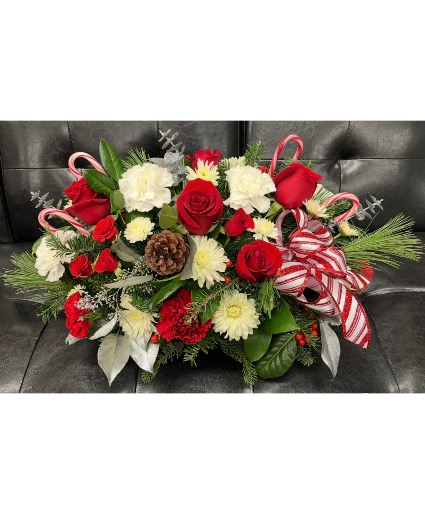 Candy Cane Christmas  Table Centerpiece