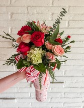 Candy Cane Cutie Tumbler  Floral arrangement