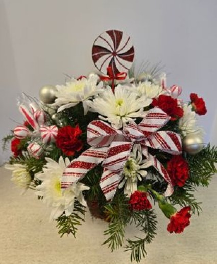 SOLD OUT Candy Cane Lane NFS-C10 Dish keepsake