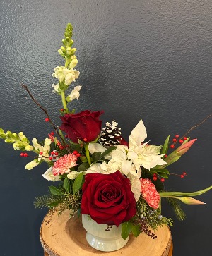 Candy Cane Lane Vase Arrangement 