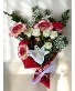 Candy Cane Station Wrapped Bouquet