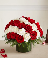 Candy Cane Swirl Roses 