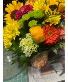 Candy Corn bouquet fall flowers