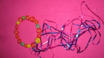 candy halo hair piece