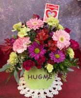 Candy Heart Arrangement Flower Arrangement