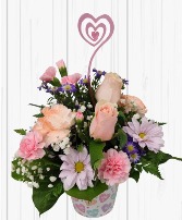 Candy Hearts Valentine's Arrangement