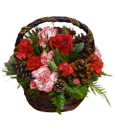 Candy Lane Flower Basket Flowers