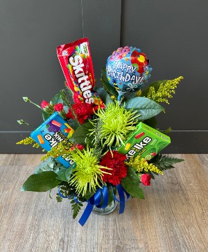 Candy Lover's Bouquet Floral Arrangement