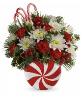  Candy-Striped Christmas Bouquet™ 