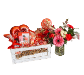 Large Candy Vault Basket With Flowers 