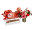 Large Candy Vault Basket With Flowers 
