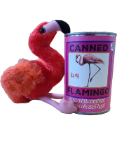 Canned Flamingo Stuffed Animal Stuffed Animal