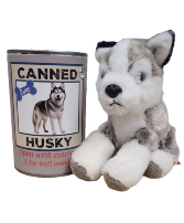 Canned Husky Stuffed Animal Stuffed Animal