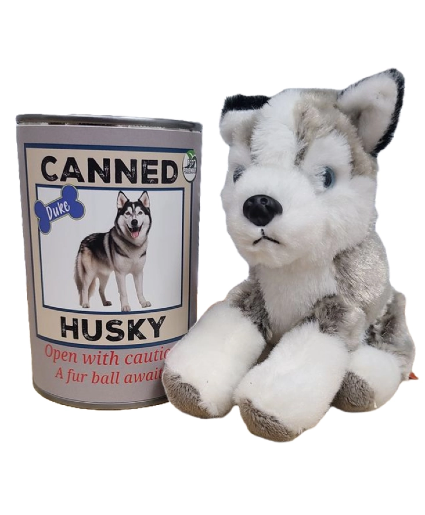 Canned Husky Stuffed Animal Stuffed Animal
