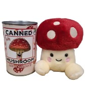 Canned Mushroom Plushie Gifts