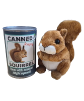 Canned Squirrel Stuffed Animal Stuffed Animal