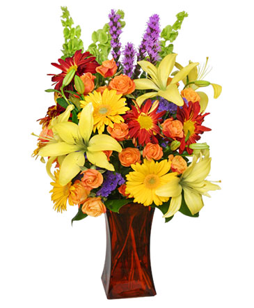 Canyon Sunset Arrangement in Solana Beach, CA | DEL MAR FLOWER CO