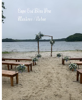 Cape Cod Bliss Arbor and Bench Markers