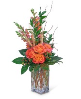 Captivating Coral Flower Arrangement