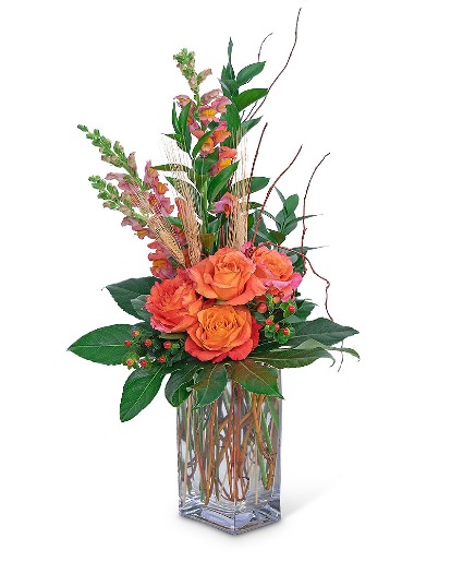 Captivating Coral Flower Arrangement