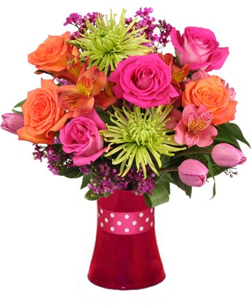 Vibrant Vibes Arrangement in Midland, PA | GIBSON'S FLOWER SHOPPE