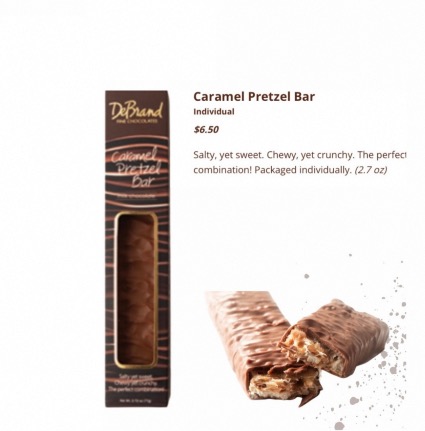 Caramel Pretzel Bar