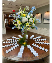 Card Table Floral Arrangement