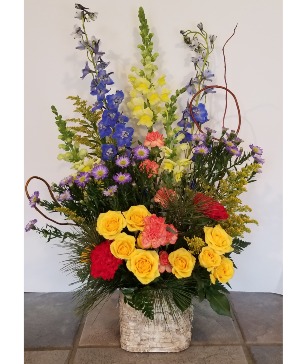 Cardigan Mountain Colors Fresh flower arrangement