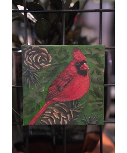 Cardinal  Acrylic on Canvas
