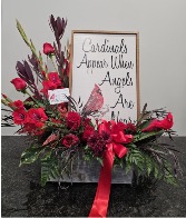 Cardinal Arrangement With Removable Sign  FD-317