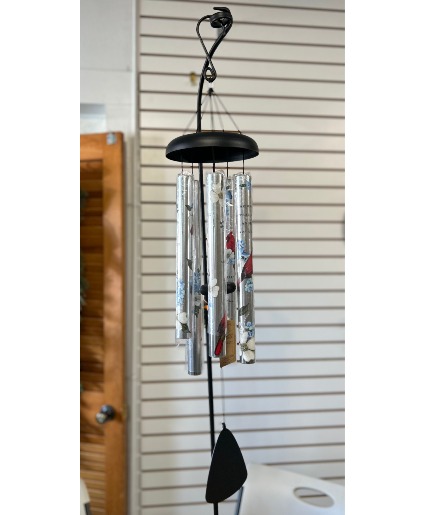 Cardinal Bird Wind Chime