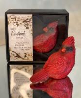 Cardinal Box set Resin Cardinal in decorative box
