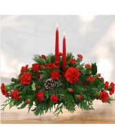 Cardinal Candle Centerpiece centerpiece