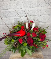 Cardinal Centerpiece 
