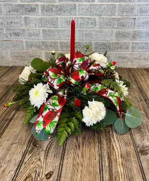 Cardinal Charm Centerpiece 