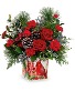 Cardinal Cheer Arrangement (Container sold out, sub container)