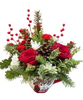 Cardinal Cheer Arrangement