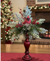 Cardinal Christmas  Silk 