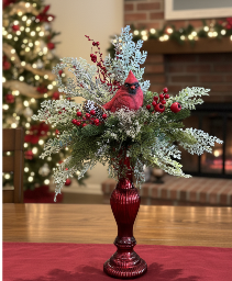 Cardinal Christmas  Silk 