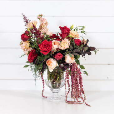 Cardinal Garden, Moody, Romantic in Lompoc, CA | BELLA FLORIST AND GIFTS