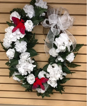 Cardinal  Grapevine Wreath