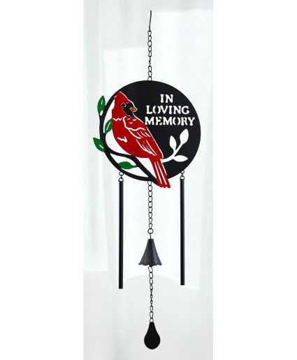 Cardinal - In Loving Memory Windchime