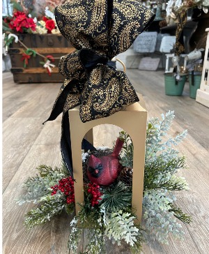 Cardinal Lantern  silk 