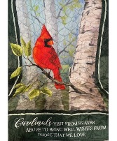 Cardinal Quilt   37"x57" Giftware