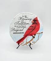 Cardinal Stepping Stone Memorial Gift