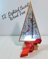 Cardinal Tree Lantern Gift