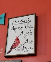 Cardinal wall hanging  