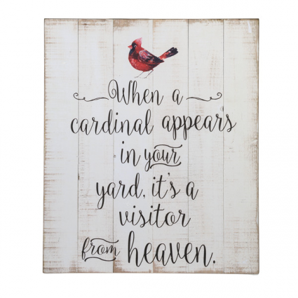 Cardinal Wall Plaque Gift